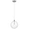 Savoy House Meridian 12"W Brushed Nickel LED Mini Pendant