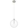 3_Savoy House Meridian 12"W Brushed Nickel LED Mini Pendant more views