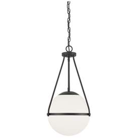 Image1 of Savoy House Meridian 13.25" Wide Matte Black 1-Light Pendant