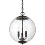 Savoy House Meridian 13.75" Wide Oil Rubbed Bronze 3-Light Pendant