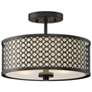 Savoy House Meridian 13"W Oil-Rubbed Bronze Ceiling Light