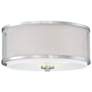 Savoy House Meridian 14.75" Wide Brushed Nickel 3-Light Ceiling Light