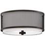 Savoy House Meridian 14.75" Wide Oil Rubbed Bronze 3-Light Ceiling Lig