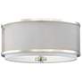 Savoy House Meridian 14.75" Wide Polished Nickel 3-Light Ceiling Light