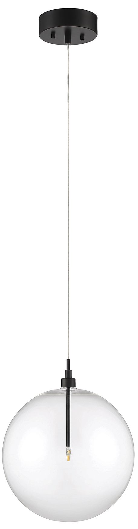 Image 2 Savoy House Meridian 14" Wide Oil Rubbed Bronze 1-Light Pendant more views