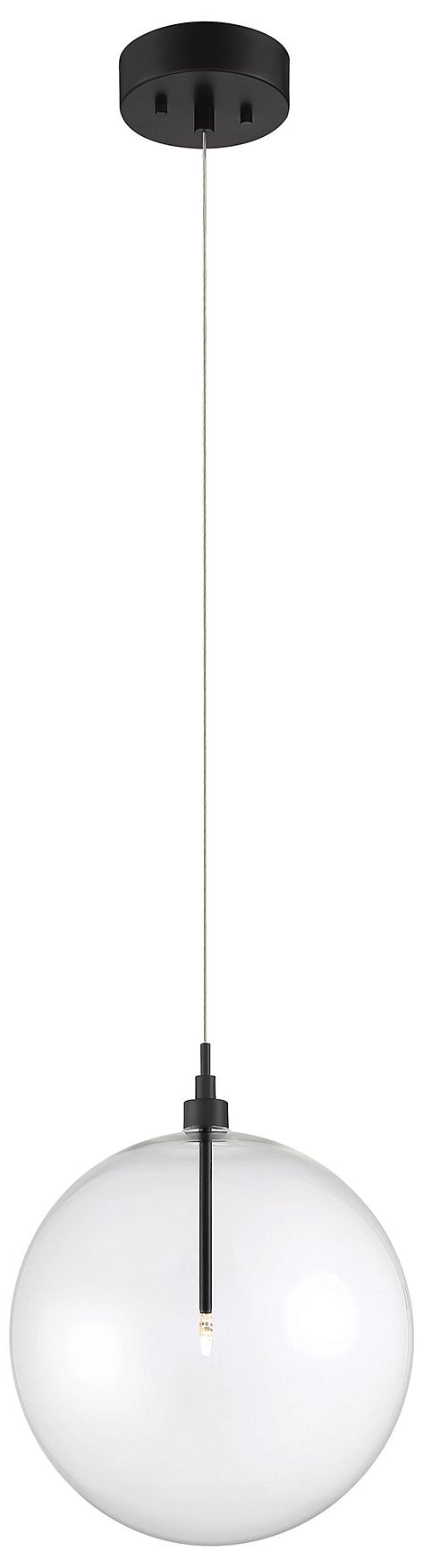 Image 3 Savoy House Meridian 14" Wide Oil Rubbed Bronze 1-Light Pendant more views