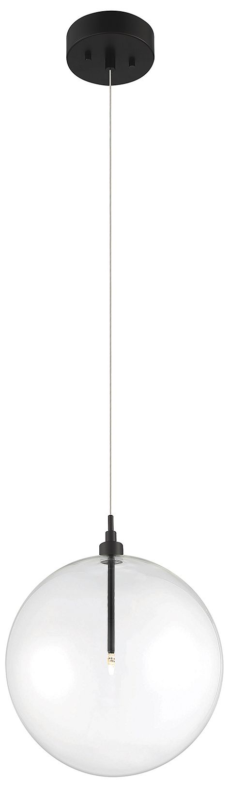 Image 4 Savoy House Meridian 14" Wide Oil Rubbed Bronze 1-Light Pendant more views