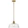 Savoy House Meridian 15" Wide Natural Brass 1-Light Pendant