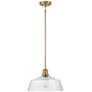 Thumbnail2 of Savoy House Meridian 15" Wide Natural Brass 1-Light Pendant more views