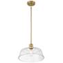 Thumbnail4 of Savoy House Meridian 15" Wide Natural Brass 1-Light Pendant more views