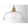 5_Savoy House Meridian 15" Wide Natural Brass 1-Light Pendant more views