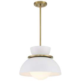 Image1 of Savoy House Meridian 15" Wide Natural Brass 1-Light Pendant