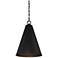 Savoy House Meridian 18" Wide Matte Black 1-Light Pendant