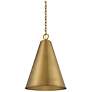 Thumbnail2 of Savoy House Meridian 18" Wide Natural Brass 1-Light Pendant more views