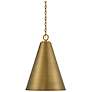 Thumbnail3 of Savoy House Meridian 18" Wide Natural Brass 1-Light Pendant more views