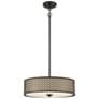 Savoy House Meridian 18" Wide Oil Rubbed Bronze 3-Light Pendant