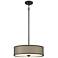 Savoy House Meridian 18" Wide Oil Rubbed Bronze 3-Light Pendant