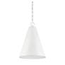 2_Savoy House Meridian 18" Wide White Cone Mini Pendant more views