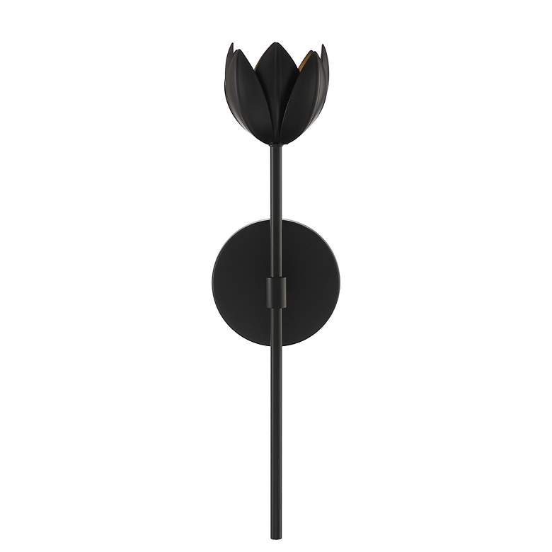 Image 3 Savoy House Meridian 19" High Matte Black LED Wall Sconce more views