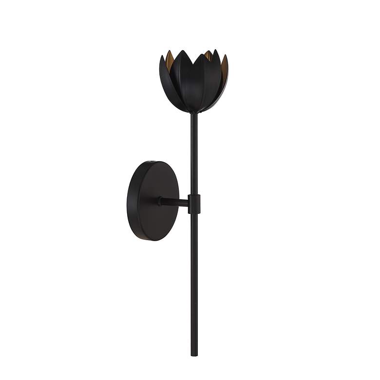 Image 4 Savoy House Meridian 19" High Matte Black LED Wall Sconce more views