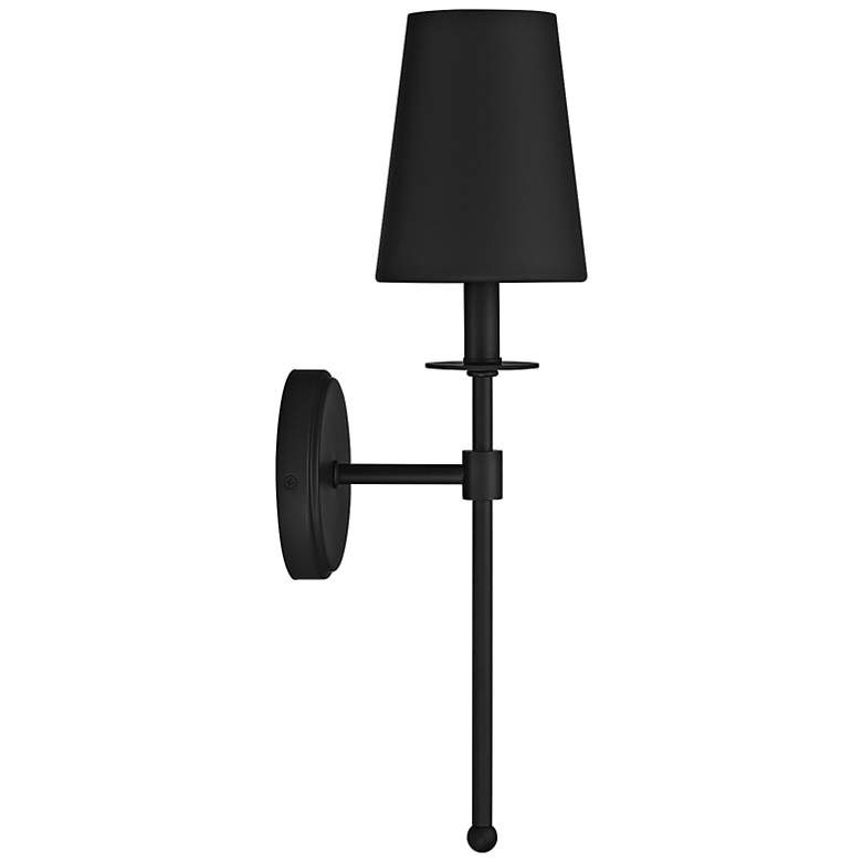 Image 6 Savoy House Meridian 20" High Matte Black Wall Sconce more views