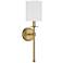 Savoy House Meridian 20" High Natural Brass Wall Sconce