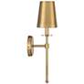 6_Savoy House Meridian 20" High Natural Brass Wall Sconce more views