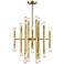 Savoy House Meridian 22" Wide Natural Brass 24-Light Chandelier
