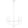2_Savoy House Meridian 26.63" Wide Bisque White 5-Light Chandelier more views
