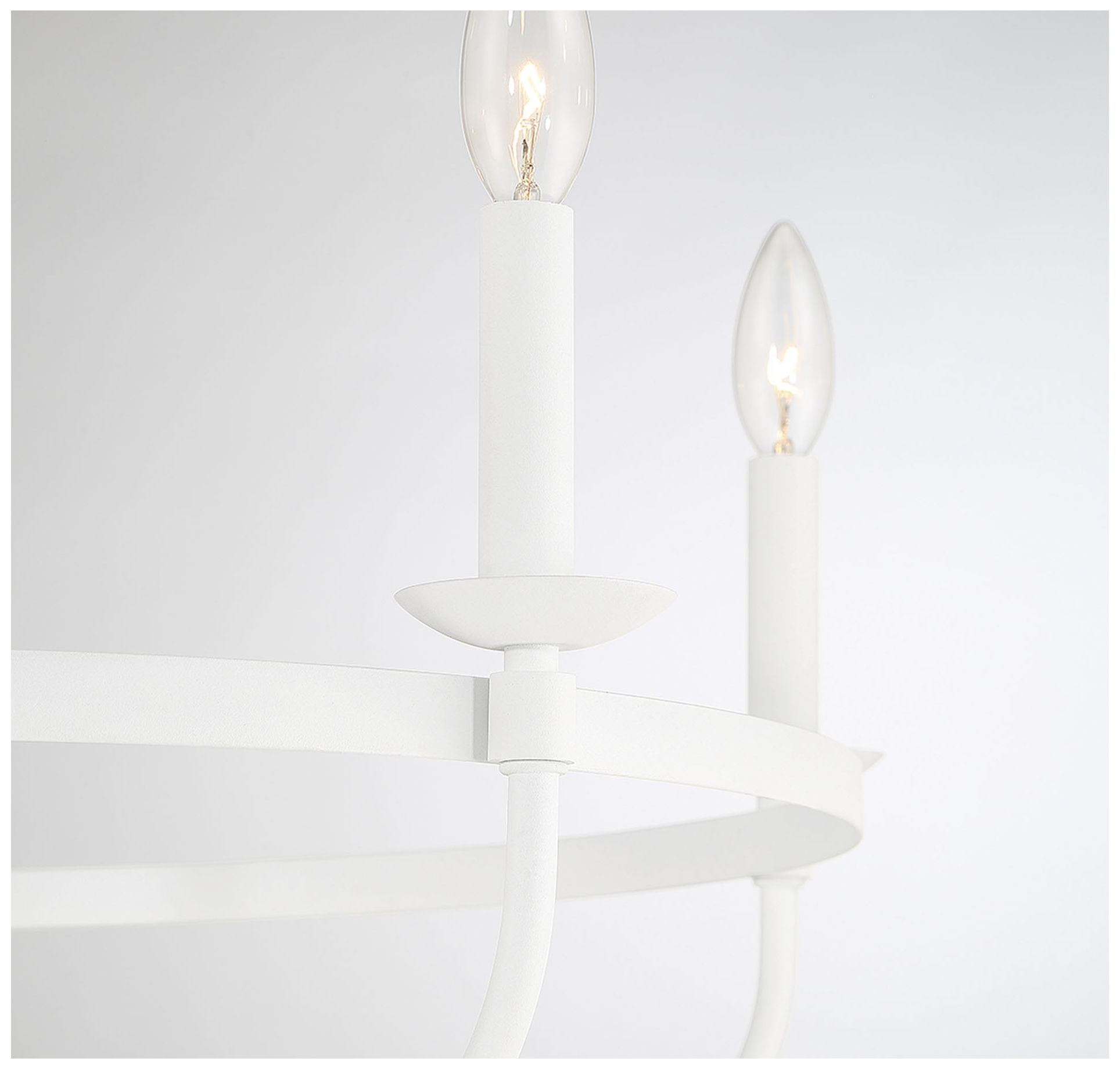 Image 6 Savoy House Meridian 26.63" Wide Bisque White 5-Light Chandelier more views