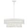 Savoy House Meridian 26" Wide Bisque White 6-Light Pendant
