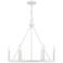 Savoy House Meridian 26"W Bisque White 6-Light Chandelier