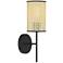 Savoy House Meridian 4.75" Wide Matte Black 1-Light Wall Sconce