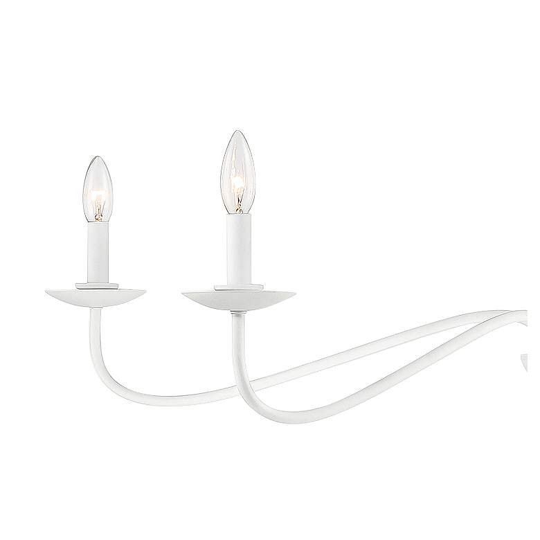 Image 2 Savoy House Meridian 42"W Bisque White 5-Light Chandelier more views