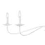 2_Savoy House Meridian 42"W Bisque White 5-Light Chandelier more views