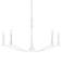 Savoy House Meridian 42"W Bisque White 5-Light Chandelier