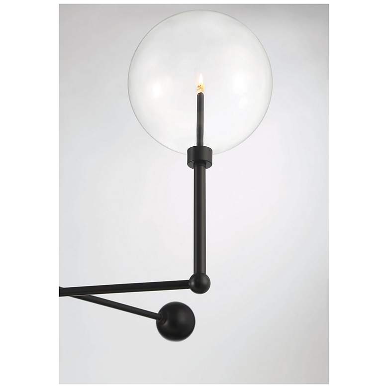 Image 5 Savoy House Meridian 46" Wide English Bronze 3-Light Chandelier more views