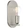 Savoy House Meridian 5.5" Wide Brushed Nickel 1-Light Wall Sconce