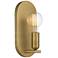 Savoy House Meridian 5.5" Wide Natural Brass 1-Light Wall Sconce