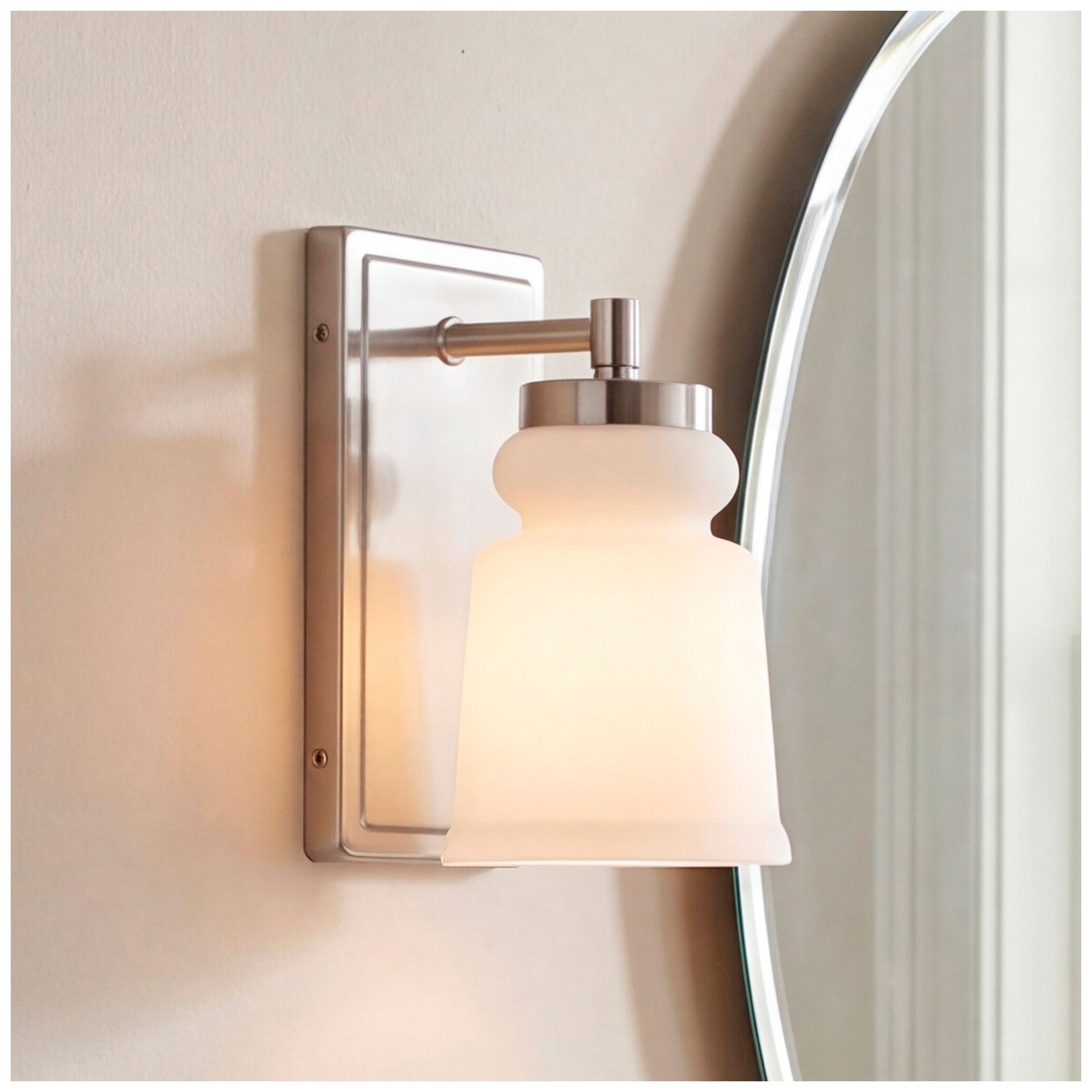 Image 2 Savoy House Meridian 5" Wide Brushed Nickel 1-Light Wall Sconce more views