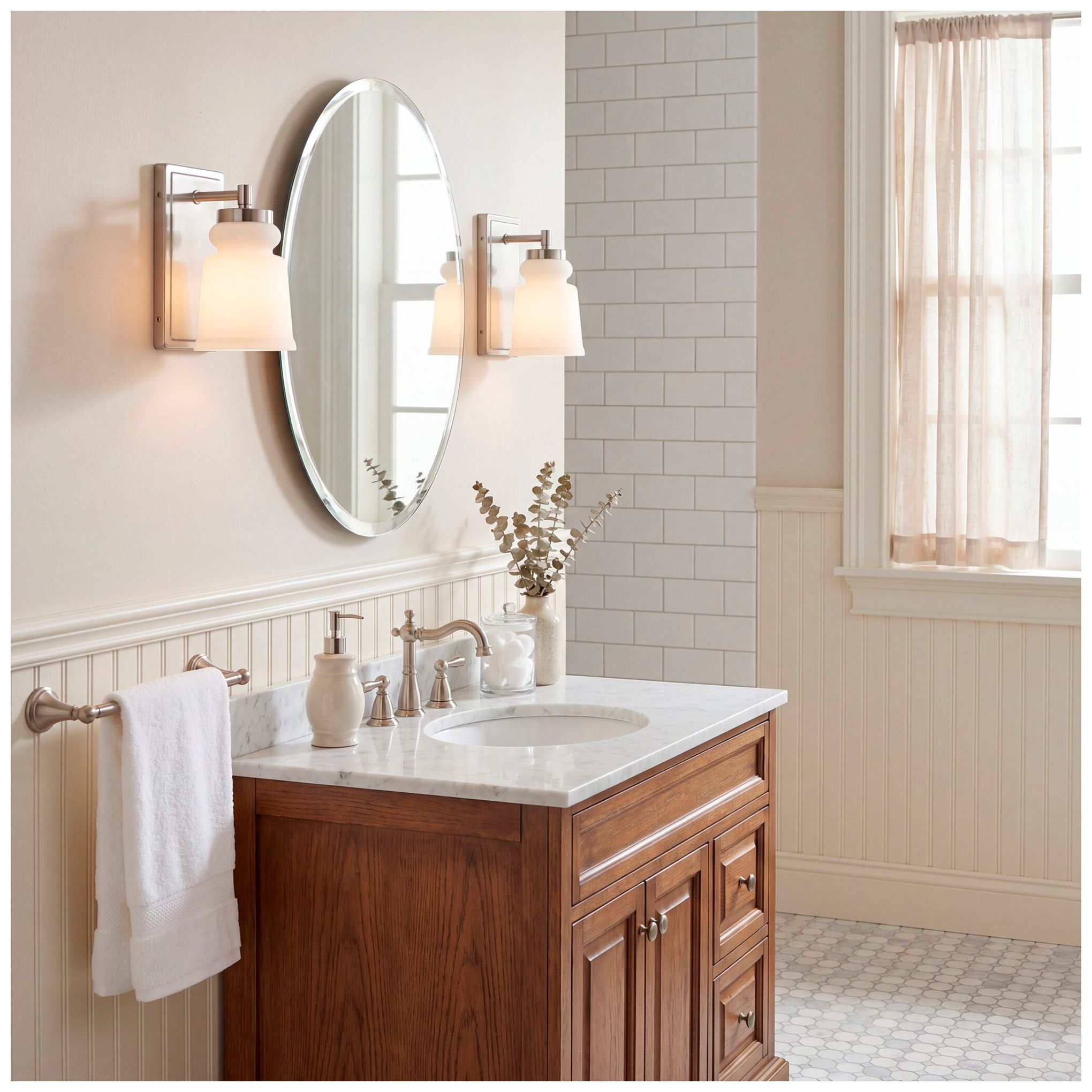 Image 3 Savoy House Meridian 5" Wide Brushed Nickel 1-Light Wall Sconce more views