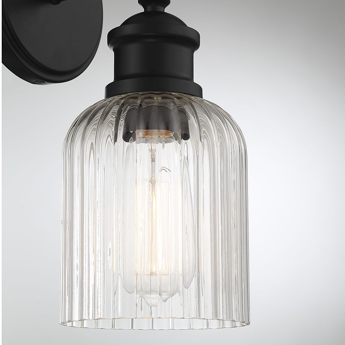 Image 3 Savoy House Meridian 5" Wide Matte Black 1-Light Wall Sconce more views