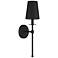 Savoy House Meridian 5" Wide Matte Black 1-Light Wall Sconce