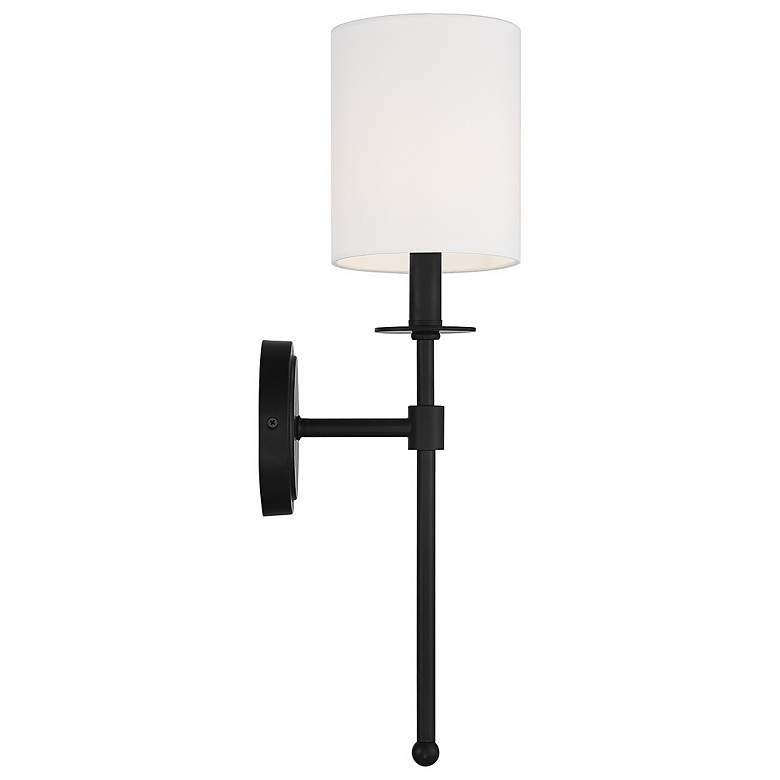 Image 6 Savoy House Meridian 5" Wide Matte Black 1-Light Wall Sconce more views