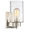 Savoy House Meridian 5" Wide Polished Nickel 1-Light Wall Sconce