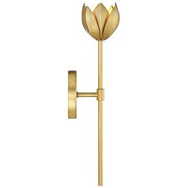 Image5 of Savoy House Meridian 5" Wide True Gold 1-Light Wall Sconce more views