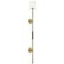 1_Savoy House Meridian 55" High Natural Brass Wall Sconce