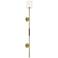 Savoy House Meridian 55" High Natural Brass Wall Sconce