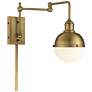 Savoy House Meridian 6.5" Wide Natural Brass 1-Light Wall Sconce