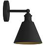 Savoy House Meridian 6.75" Wide Matte Black 1-Light Wall Sconce